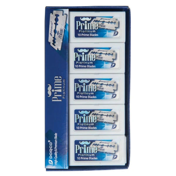 Dorco 100 Piece Prime Double Edge Razor Blades